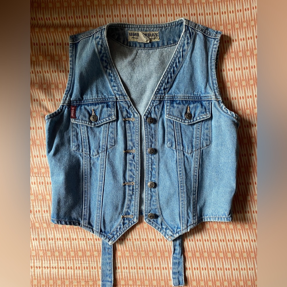 Adorable denim vest
